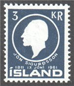 Iceland Scott 336 Mint